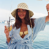 Polka Dot Hat - Yellow