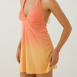 Halter Mini Dress - Sunset
