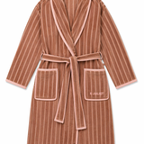 Winter Robe - Tan Stripe (PRE-ORDER)