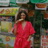Watermelon Cotton Beach & Bathrobe