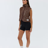 Brown Grid Vest