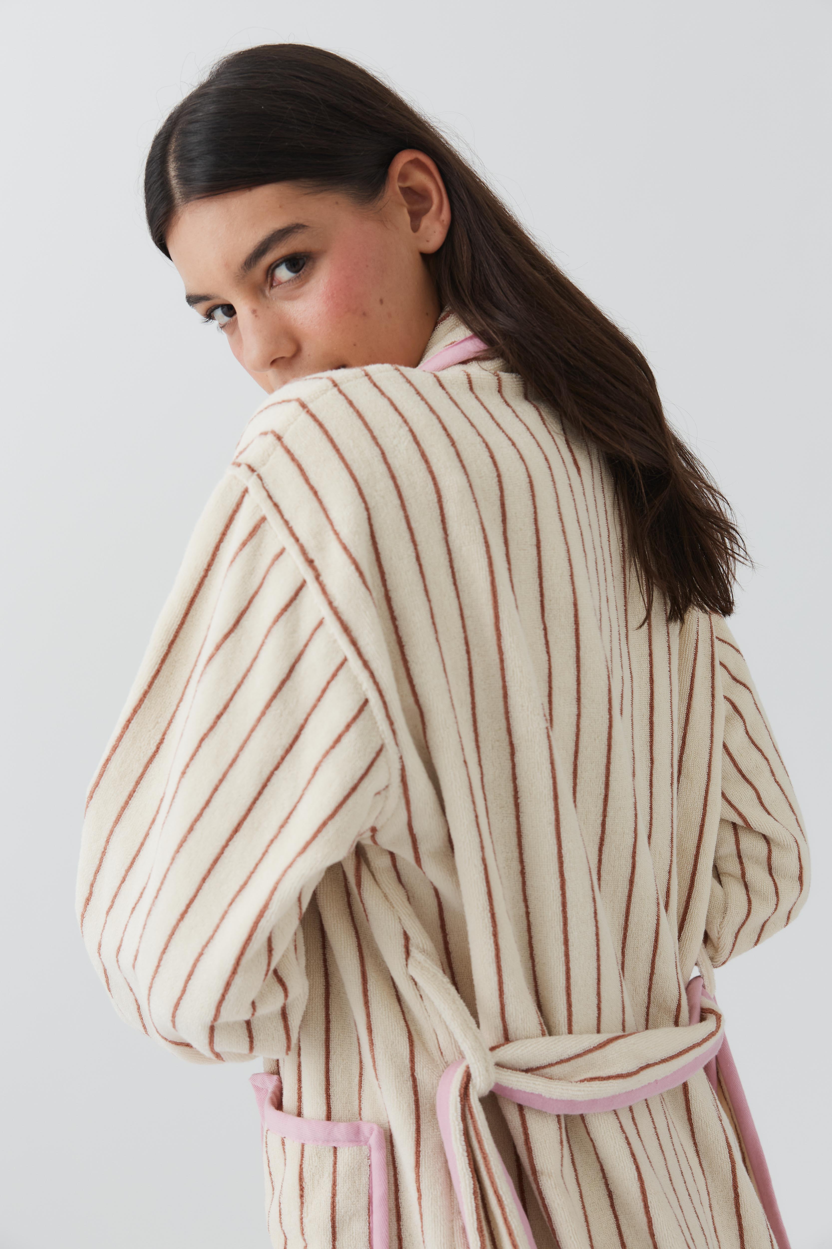 Klexter Robe Winter Robe - Cream Stripe – K JULIET (AU)