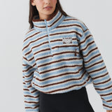 Stripe Quarter-Zip Fleece (PRE-ORDER)
