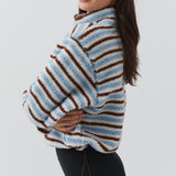 Stripe Quarter-Zip Fleece (PRE-ORDER)