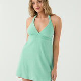 Halter Mini Dress - Mint