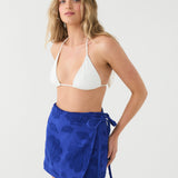 Mini Wrap Skirt - Cobalt Blue