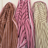 Winter Robe - Tan Stripe (PRE-ORDER)