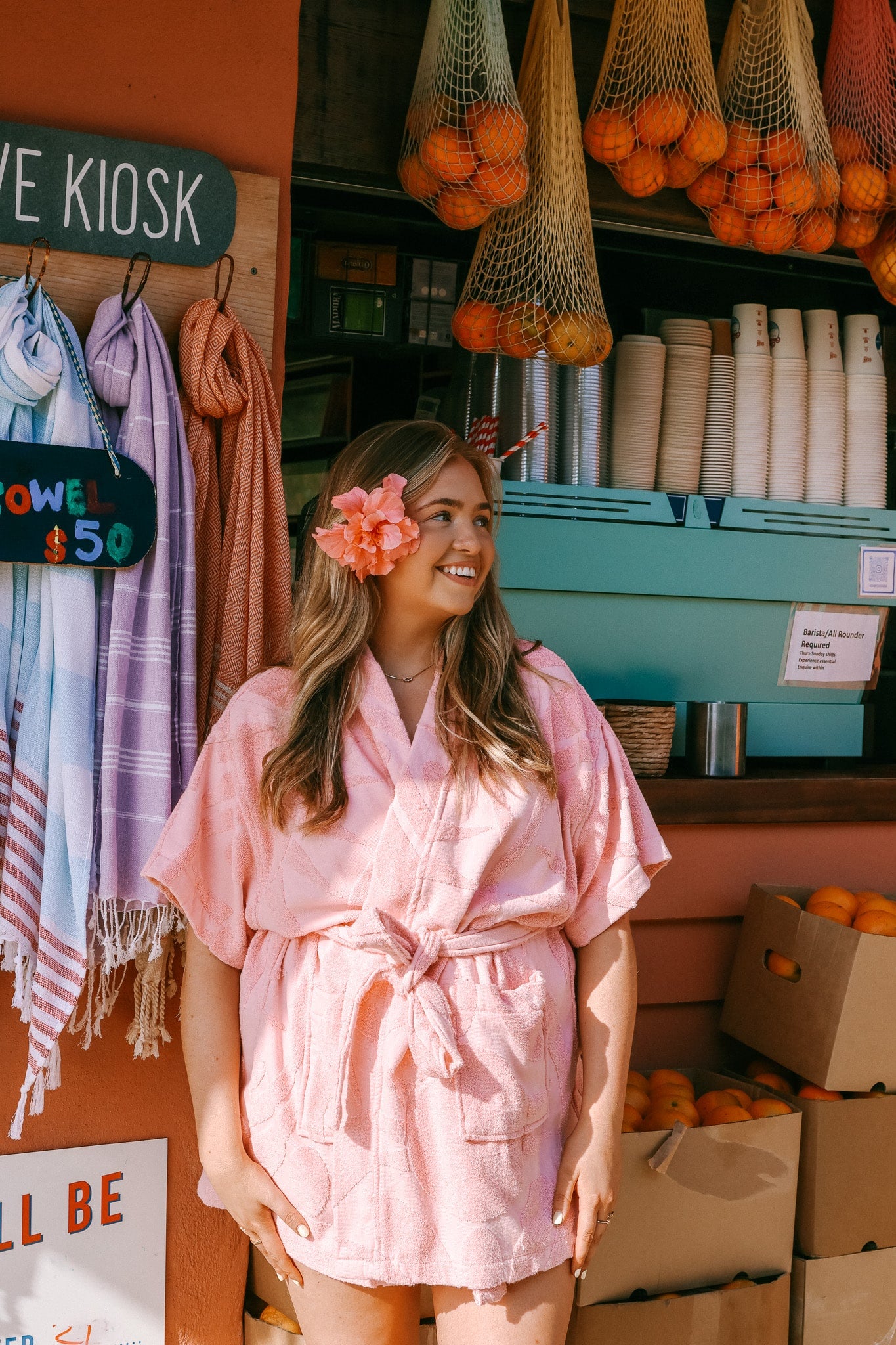 Summer Beach Robe Buy Pink Cotton Beach & Bathrobe – K JULIET (AU)