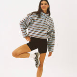 Stripe Quarter-Zip Fleece (PRE-ORDER)