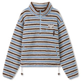 Stripe Quarter-Zip Fleece