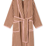 Winter Robe - Tan Stripe