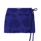 Mini Wrap Skirt - Cobalt Blue
